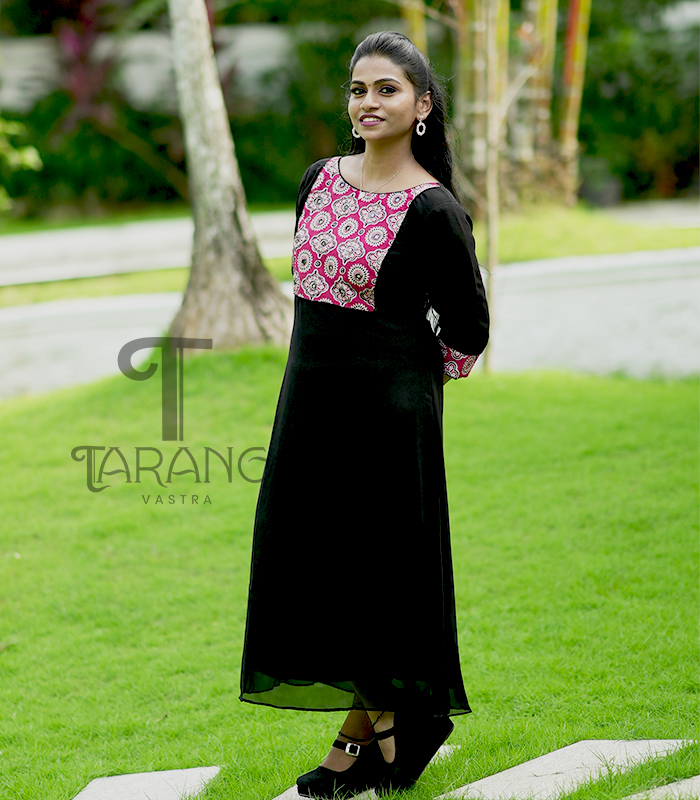 Georgette Kurti For Womens in Kota-Rajasthan at best price by Lyallpur  fabrics - Justdial